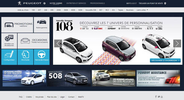 site www.peugeot.fr